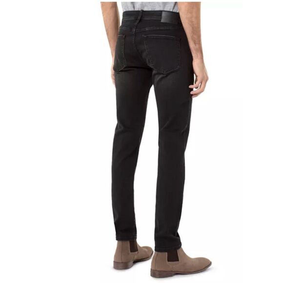 NEW WITH TAGS MEN Liverpool Los Angeles Bond Skinny Jeans in Bullet Dark size 33 - Picture 3 of 7